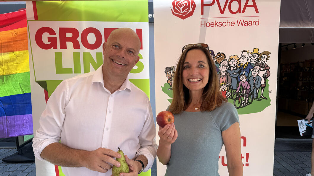 Duo-lijsttrekkers GroenLinks-PvdA Hoeksche Waard!