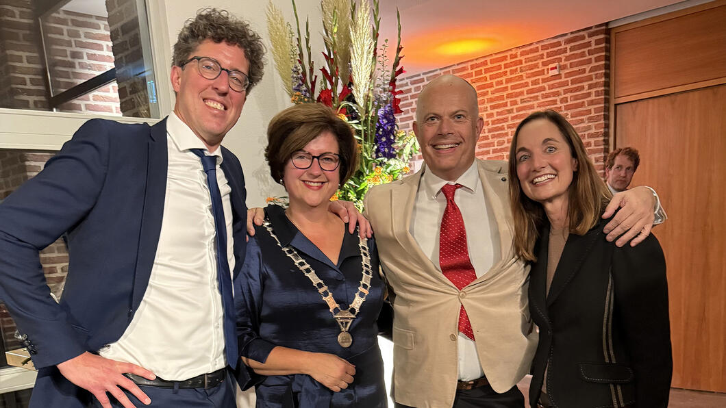 Welkom voor burgemeester Marian Witte